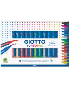 PENNARELLO DOPPIA PUNTA GIOTTO TURBO PRO FILA Scatola: 15...