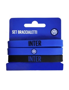 Inter | SET BRACCIALETTI IN SILICONE INTER