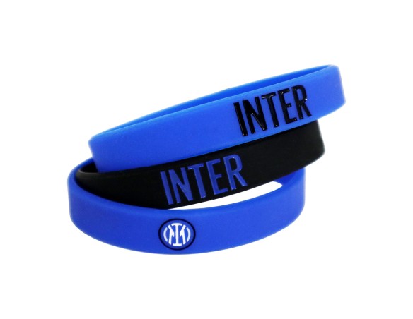 Inter | SET BRACCIALETTI IN SILICONE INTER