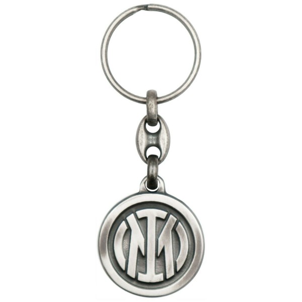 Inter | PORTACHIAVI IN argento antichizzatto...
