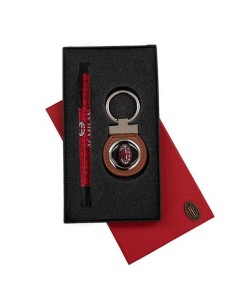 Milan | SET PENNA E PORTACHIAVI CON LOGO UFFICIALE MILAN...
