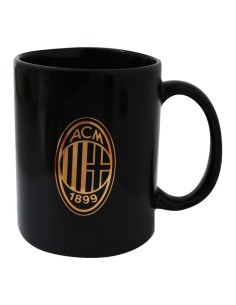 Milan | TAZZA MILAN mug IN CERAMICA ALL BLACK LOGHI IN...