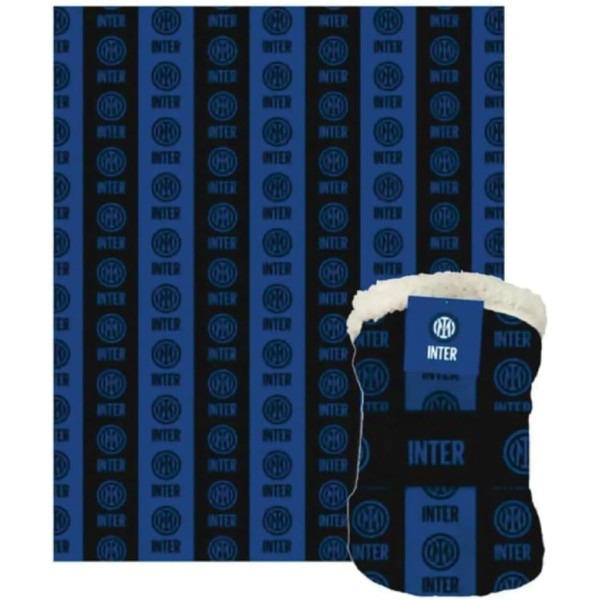F.C. Inter, Coperta Plaid Inter Sherpa...