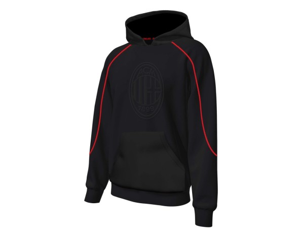 Milan | Felpa Uomo ragazzo con cappuccio e comode tasche Milan F10 1015