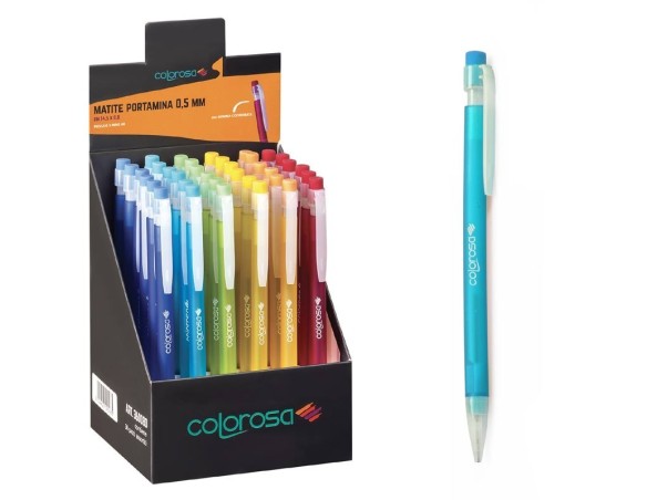 PORTAMINE 0,5 MM 6 COLORI colorosa