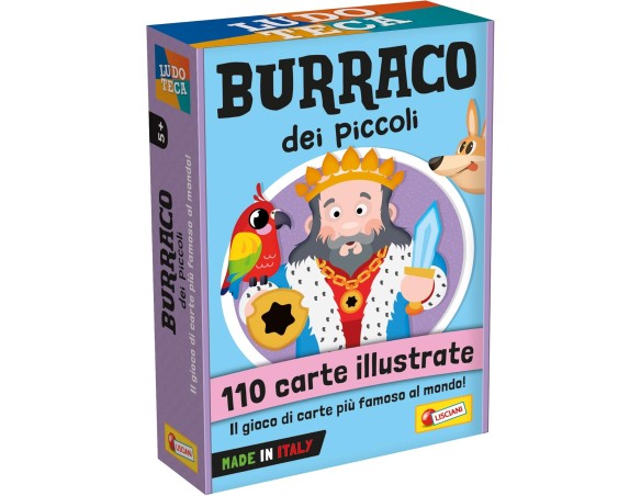 Lisciani Giochi Ludoteca Le Carte Burraco dei Bambini, Multicolore, 96688