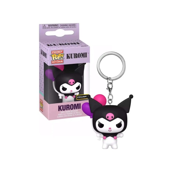 Funko pop portachiavi hello kitty - kuromi in...