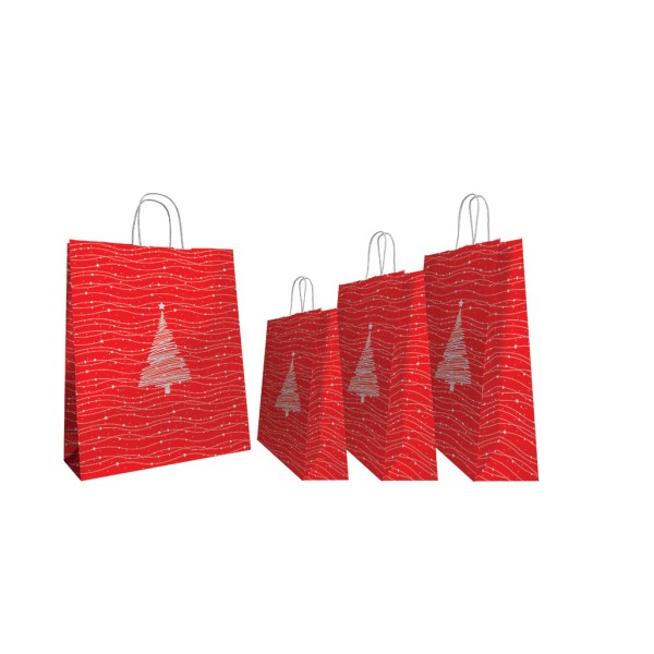 Busta regalo christmas natale 22x10x29
