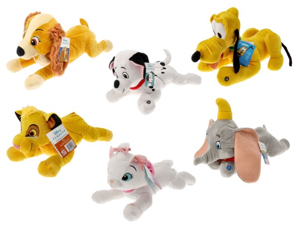 PELUCHE DUMBO DALMATA CARICA DEI 101 SONORO DISNEY 50cm