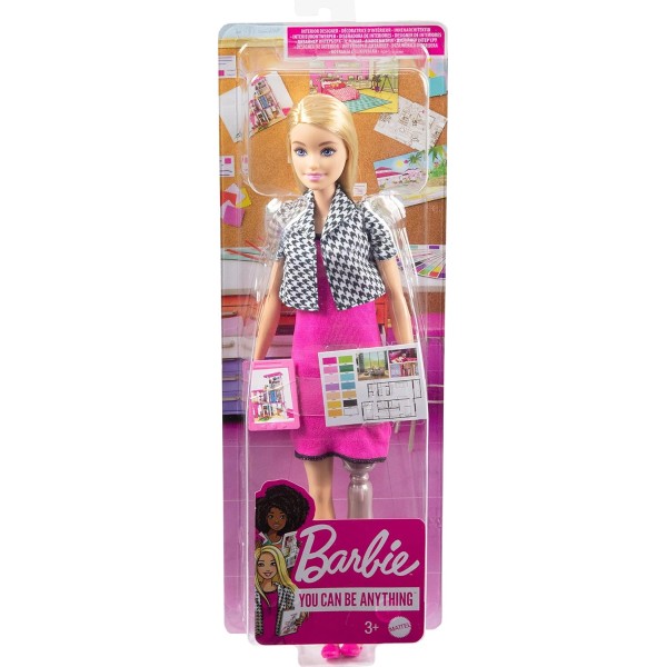 Barbie Bambola Interior Designer, Bionda, Abito...