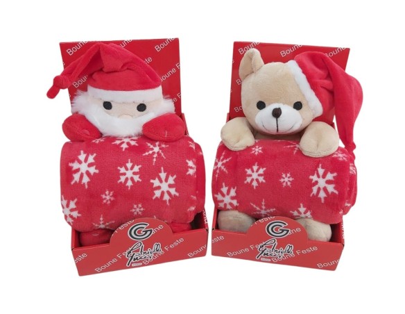 Peluche + Plaid natalizio NATALE