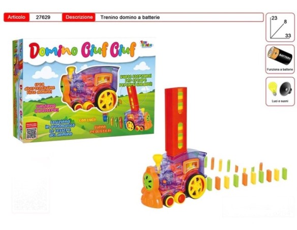 Treno Domino Luci e Suoni