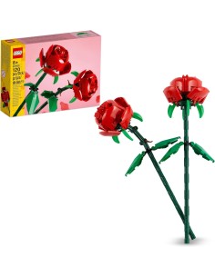 LEGO Rose Set di Fiori Finti Compatibile con Bouquet di...