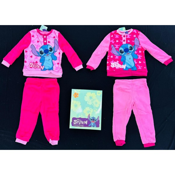 Lilo e stitch | Pigiama pile coral Stitch...