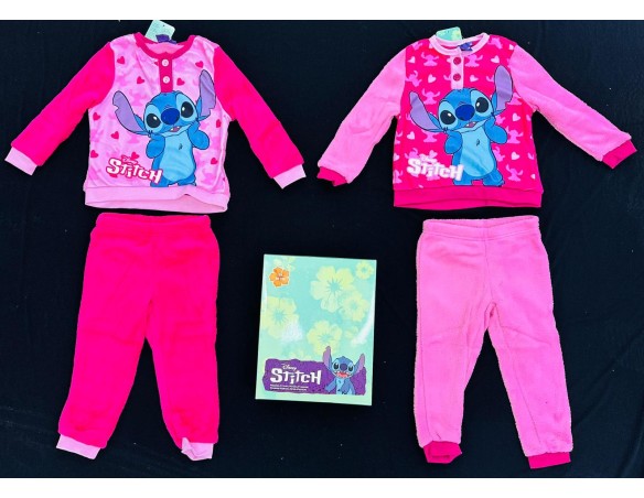 Lilo e stitch | Pigiama pile coral Stitch bambina disney 2333