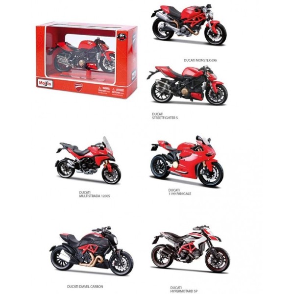 MOTO DUCATI ASS ESPx18 SCALA 1:18 390661