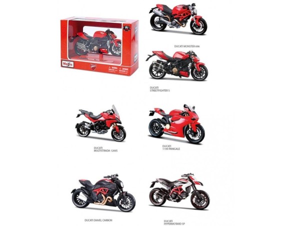 MOTO DUCATI ASS ESPx18 SCALA 1:18 390661