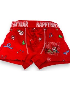 BOXER Bambino ROSSO CAPODANNO