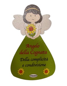 Magnete Angelo calamita Della Cognata In Legno Naturale...