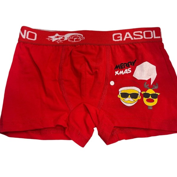 Natle | BOXER ROSSO NATALE CAPODANNO BAMBINO BR...