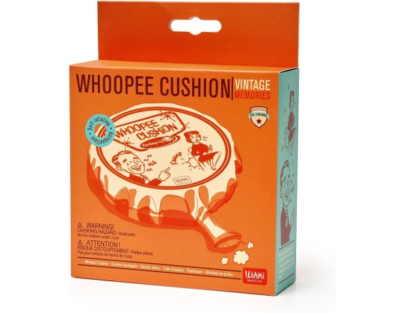 Legami - Cuscino Peto Scorreggio Scoreggino, Whopee Cushion, Diametro 15 cm