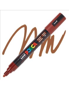 PENNARELLO UNI POSCA UNIPOSCA MM.2,5 PC5M MARRONE CACAO 8...