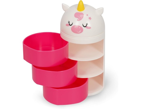 Legami - Organiser da Scrivania, Desk Organiser con 3 Cassetti ad Apertura Laterale, Scomparto Superiore con Chiusura a Scorrim