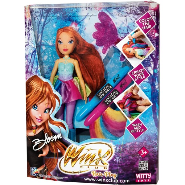Bambola Rocco Giocattoli Hair Magic Bloom winx