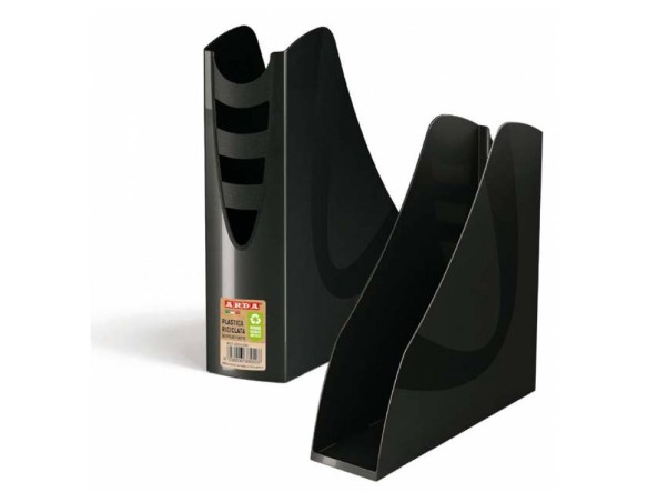 PORTARIVISTE CLASSIFICATORE RE-GENERATION 27x28x7,5cm BLACK IS THE NEW GREEN ARDA