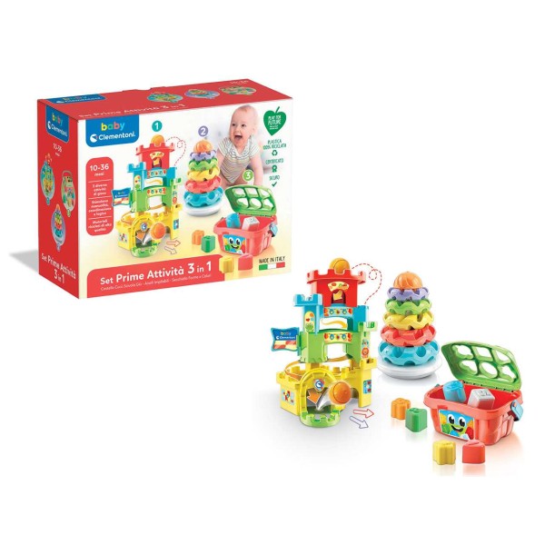 PRIME ATTIVITA' BABY CLEMENTONI 3 IN 1 17702