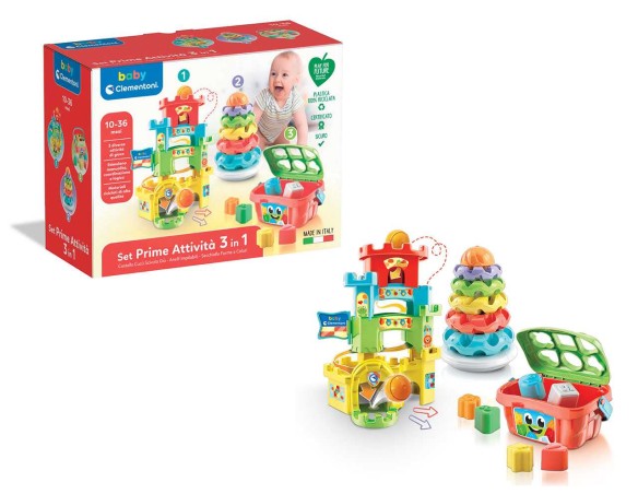 PRIME ATTIVITA' BABY CLEMENTONI 3 IN 1 17702