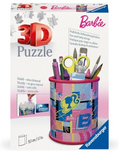 Ravensburger - Puzzle 3D, Portapenne Barbie per Adulti e...