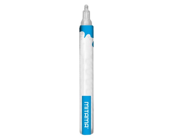 Mitama | Universal Marker Punta Media 2.5 Bianco Mitama