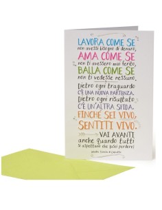 Legami ! Biglietto Di Auguri Aforisma Madre Teresa Di...