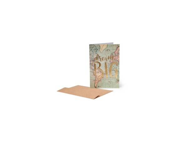 Legami ! Biglietto Di Auguri Per Ogni Ricorrenza "Dream Big" 12x17cm Legami