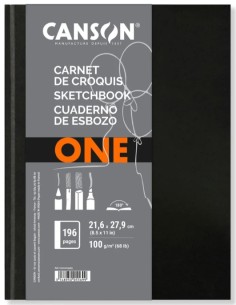BLOCCO SKETCHBOOK CANSON ART BOOK ARTBOOK ONE 21x27,9cm...