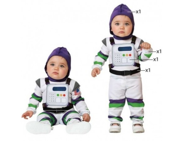 Carnevale Halloween | COSTUME VESTITO CARNEVALE ASTRONAUTA TOY STORY BABY BIMBO