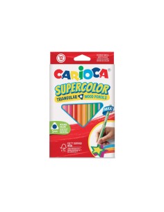 COLORI PASTELLI PASTELLONI CARIOCA SUPERCOLOR JUMBO DA 12...