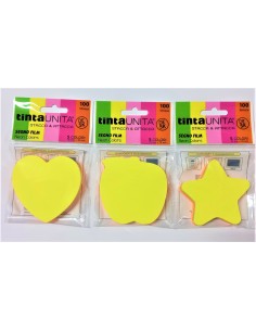 Memo Notes post-it Adesivo 70x70mm Multicolor Sagomato...