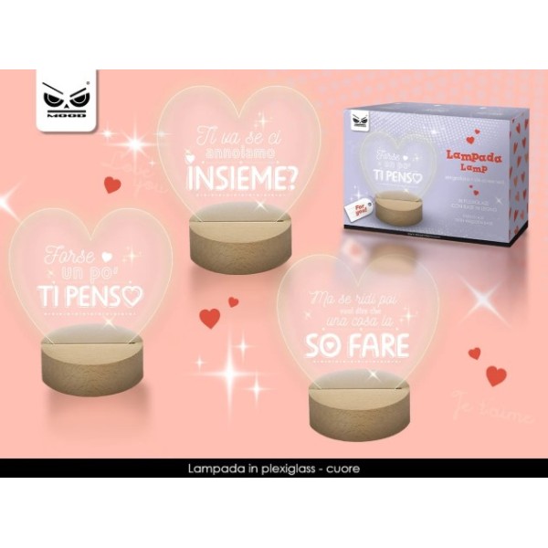 San Valentino | Lampada PLEXY CUORE VT417 San...