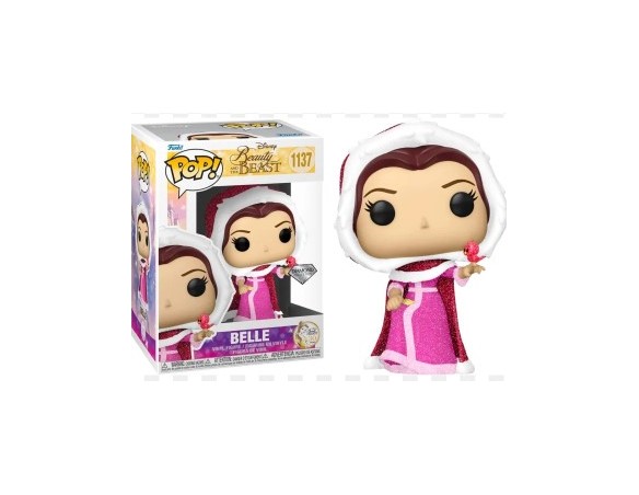 Funko Pop! Disney: Beauty And The Beast - Winter Belle - Diamond Glitter - Figura in Vinile da Collezione - Idea Regalo - Merch