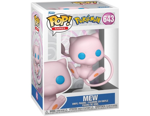Funko POP! Games: Pokemon - Mew - Figura in Vinile da Collezione - Idea Regalo - Merchandising Ufficiale - Giocattoli per Bambi