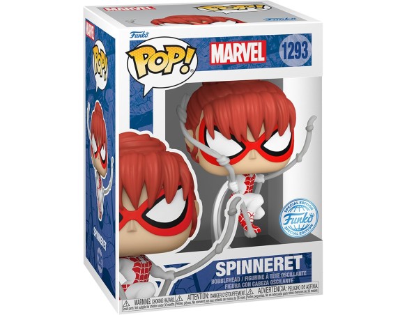 Funko Pop! Marvel: Spider-Man - Spinneret Edizione Speciale Multicolore Esclusivo -1293, 74527