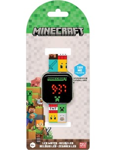 Minecraft - Orologio da polso digitale Led per bambini,...
