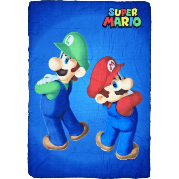 Super Mario e Luigi - Coperta plaid super mario...