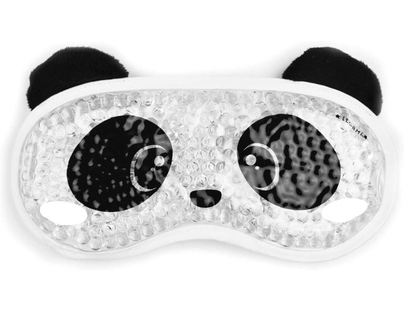 Legami - Chill Out, Maschera Gel per Occhi, 19,5x11 (H MAX) cm, in PVC e Poliestere, Tema Panda, Maschera Riutilizzabile, Elast