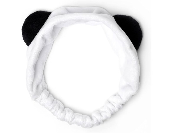 Legami - Fascia Per Capelli, Me Time, 24,5x11 cm, in Poliestere, Tema Panda, Raccogli i Capelli per Truccarti, Struccarti, Fare