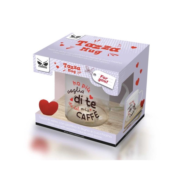 San Valentino |Tazza in vetro ho piu voglia di...
