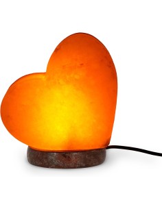 Legami Lampada di Sale, Cromoterapia, Forma Cuore,... 2