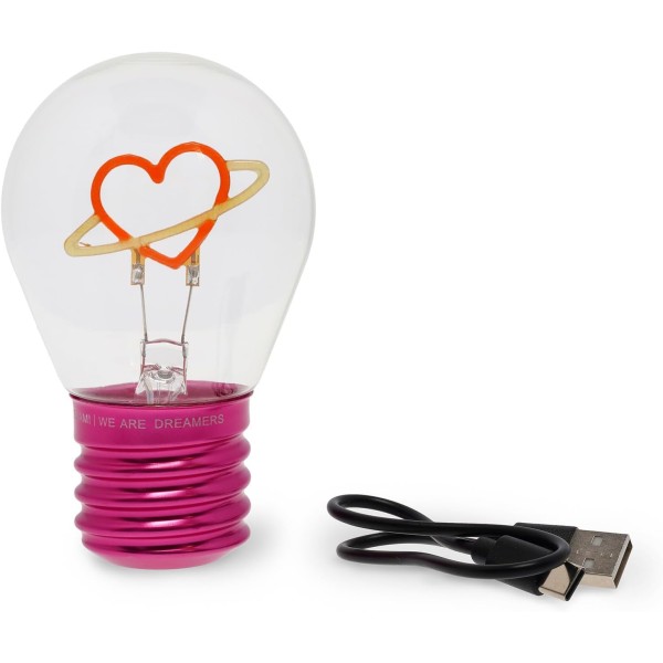 Legami - Lampada CUORE da Tavolo a forma di...